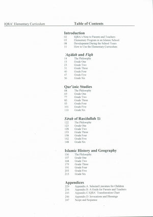 IQRA' Elementary Curriculum for Islamic Studies - Grades 1-6
