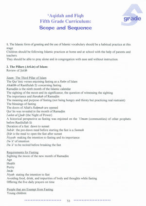 IQRA' Elementary Curriculum for Islamic Studies - Grades 1-6