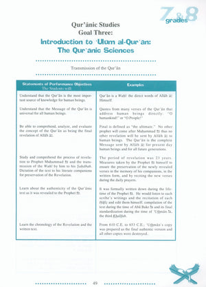 IQRA' Junior High School Curriculum for Islamic Studies - Grades 7 & 8