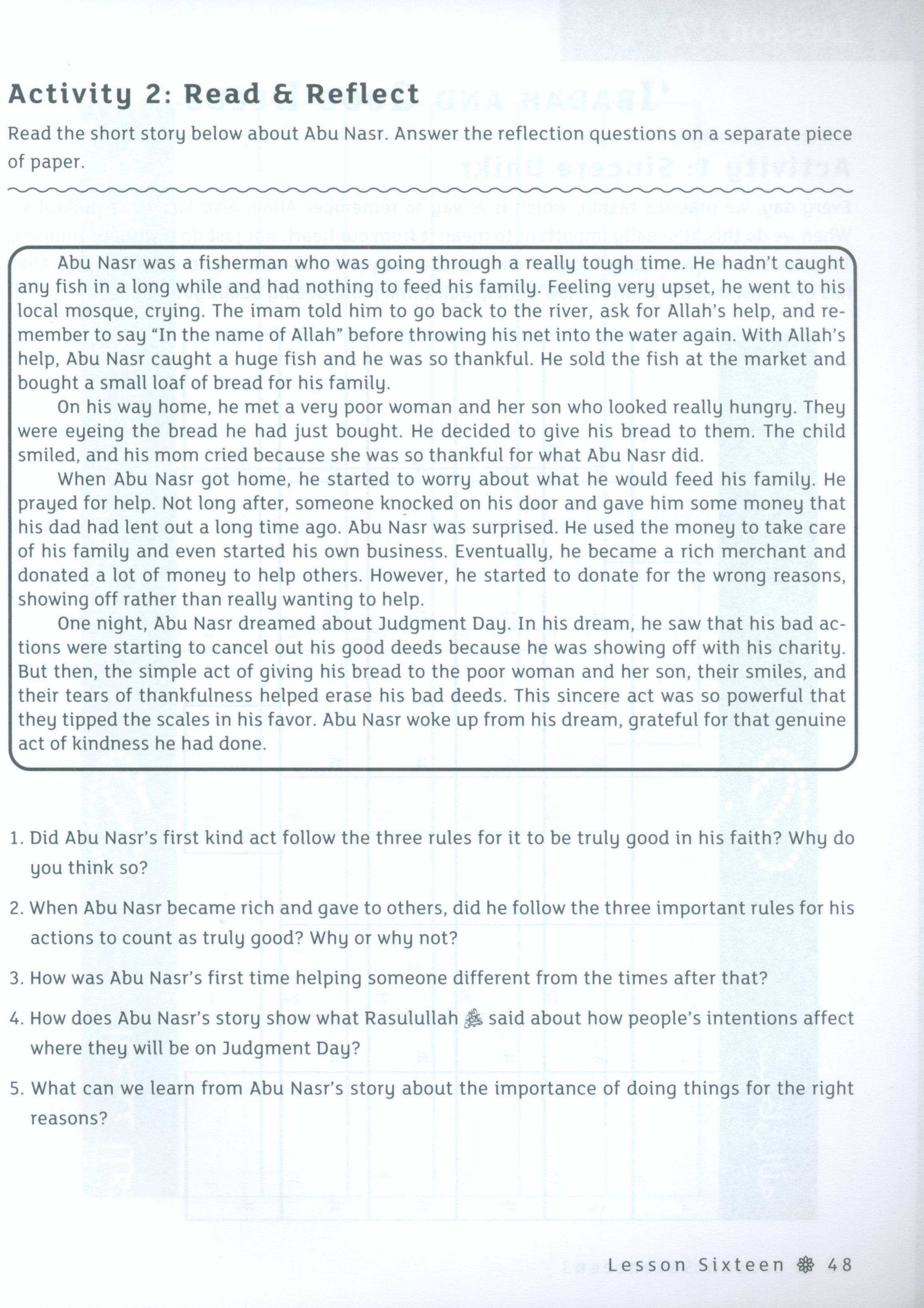IQRA' WISE Workbook 7th Grade