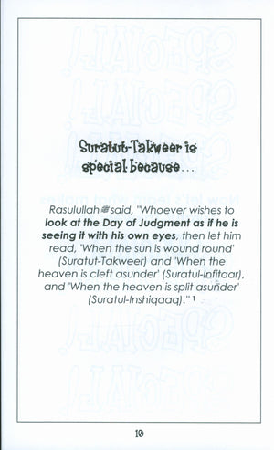 Surah 81 - Suratul Takweer  Mini Tafseer Book