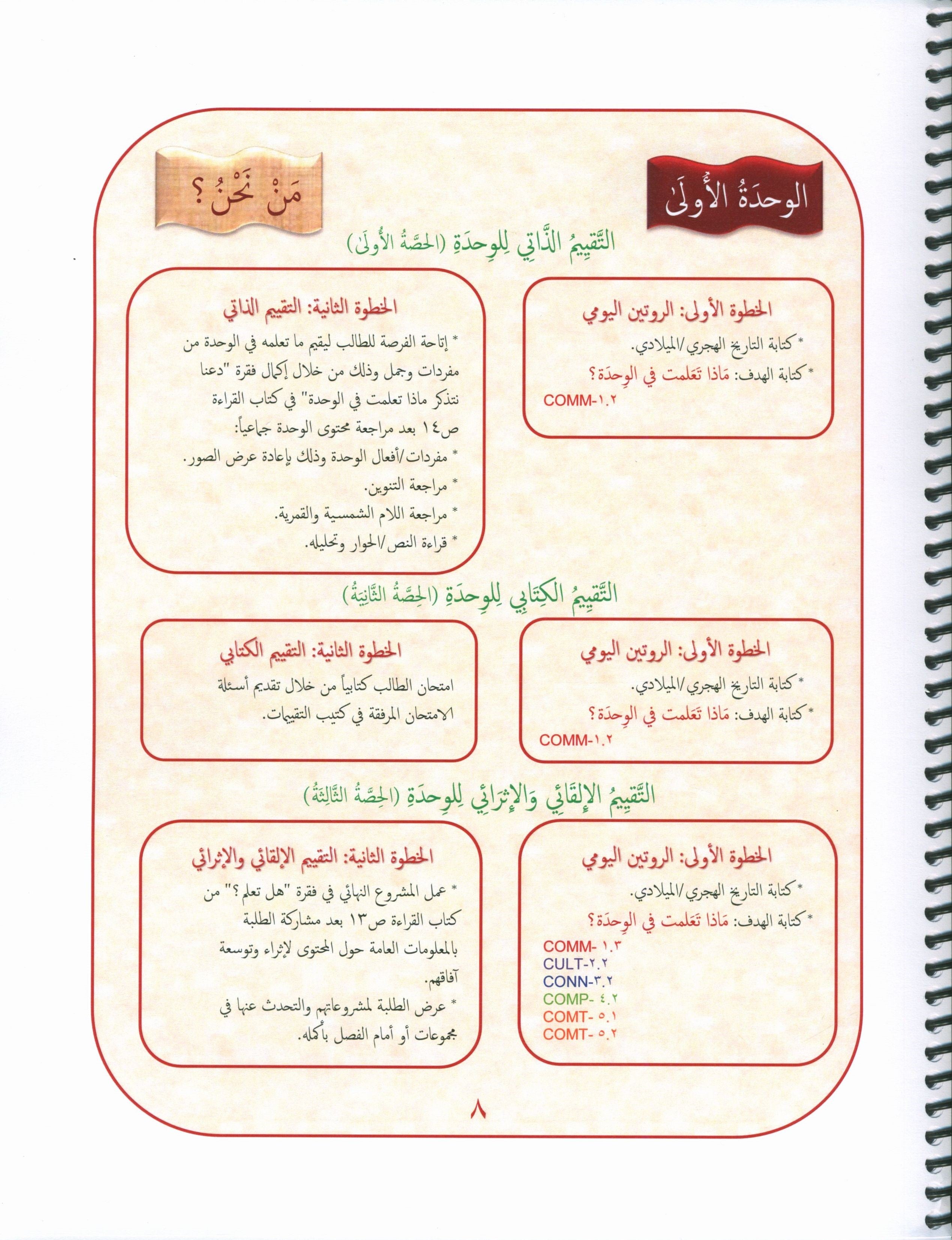 Our Language Is Our Pride Teacher's Guide Level 3 لغتنا فخرنا