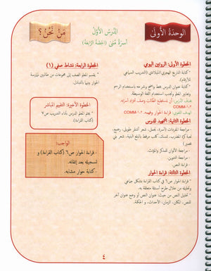 مرشد المعلم لدروس الجواهر في اللغة العربية المستوى الثاني