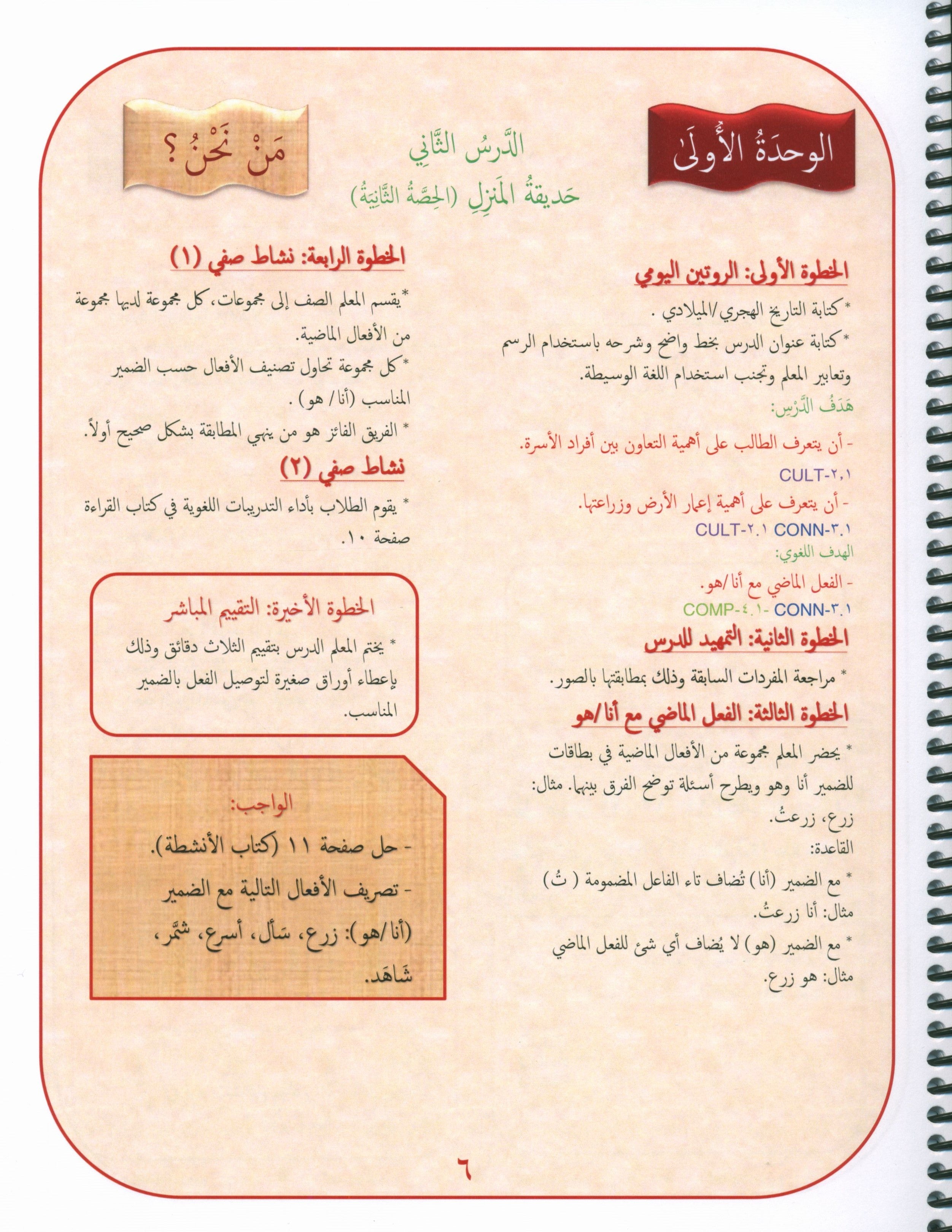 مرشد المعلم لدروس الجواهر في اللغة العربية المستوى الثاني