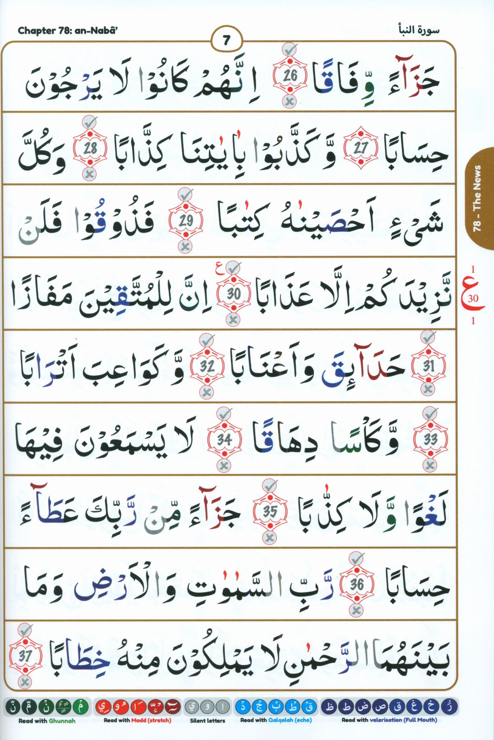 خطوات بسيطة في قراءة القرآن - جزء عمّ