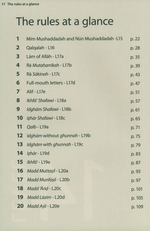 Rules of Tajwid (Madinah Script)