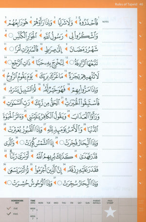 Rules of Tajwid (Madinah Script)