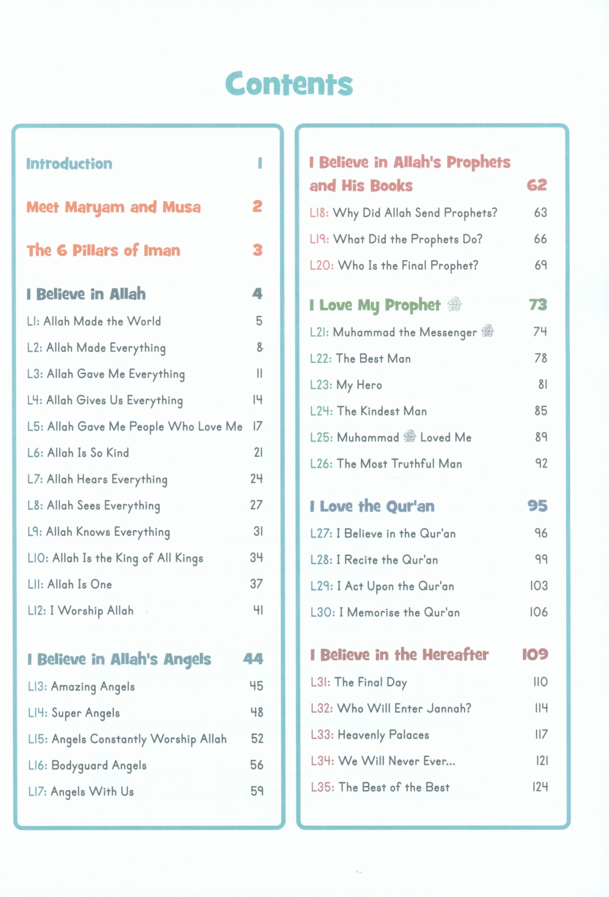 Iman & Tazkiyah – Level 1 (4+ years)