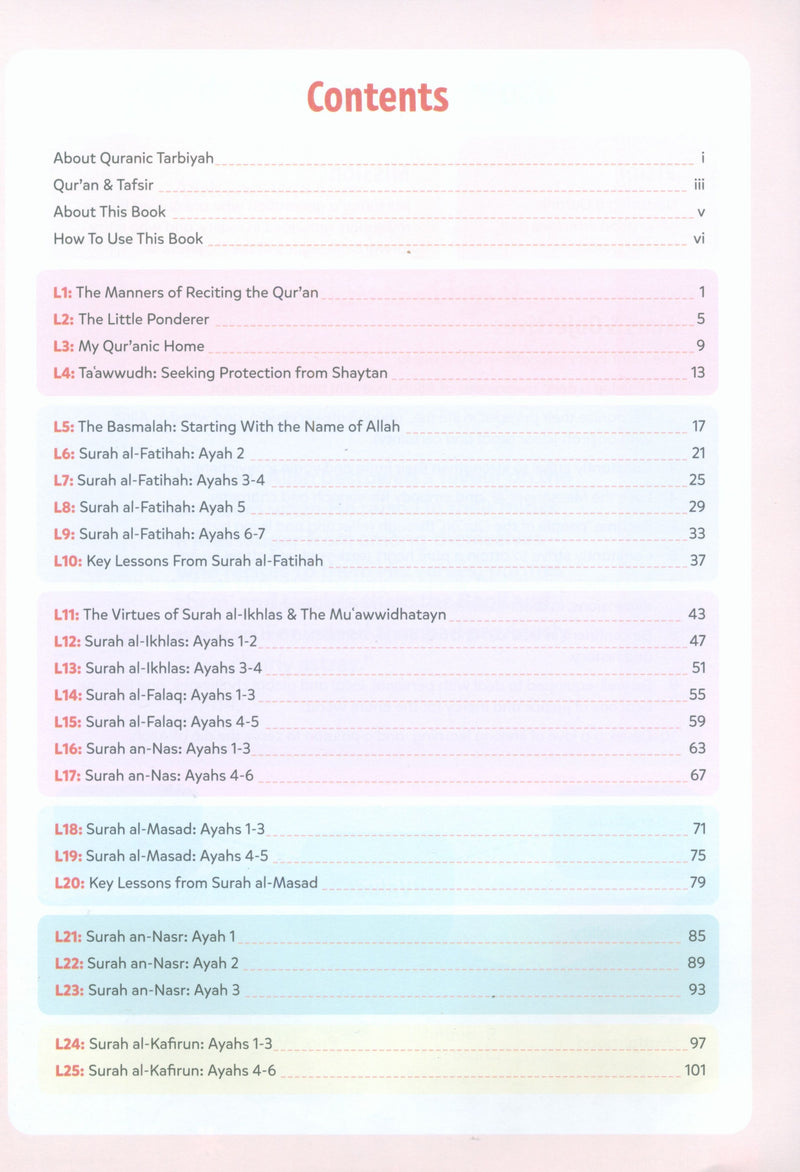 Qur’an & Tadabbur – Level 3 (7+ years)