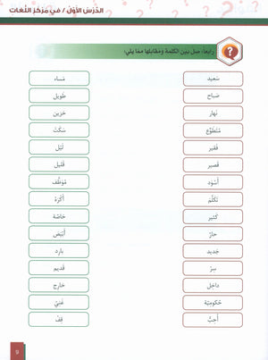 Al-Asas for Teaching Arabic for Non-Native Speakers: Book 4 (Intermediate Level, Part 1)