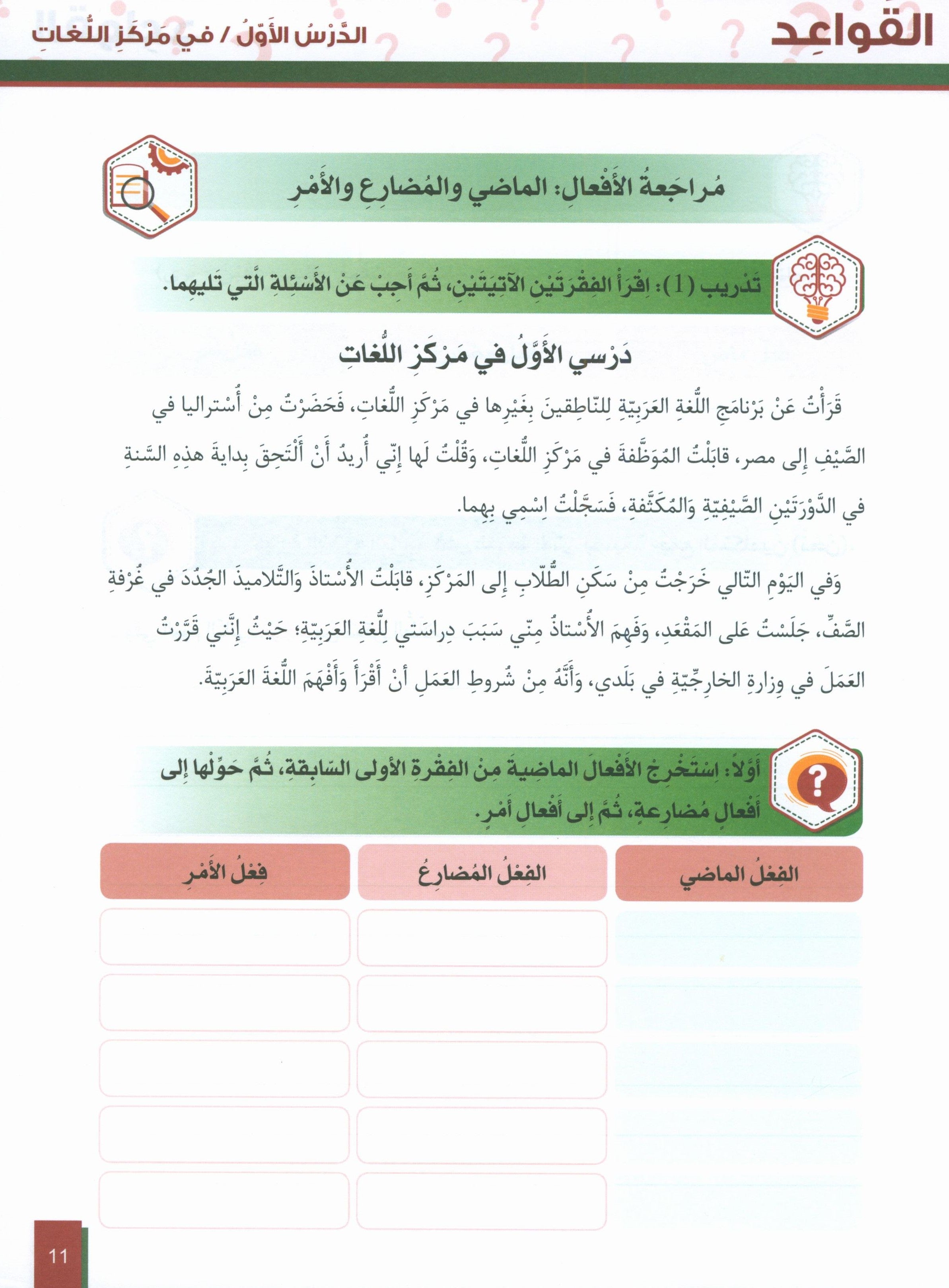 Al-Asas for Teaching Arabic for Non-Native Speakers: Book 4 (Intermediate Level, Part 1)