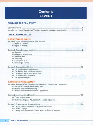 Health and Wellness (From an Islamic Perspective) Leve 1