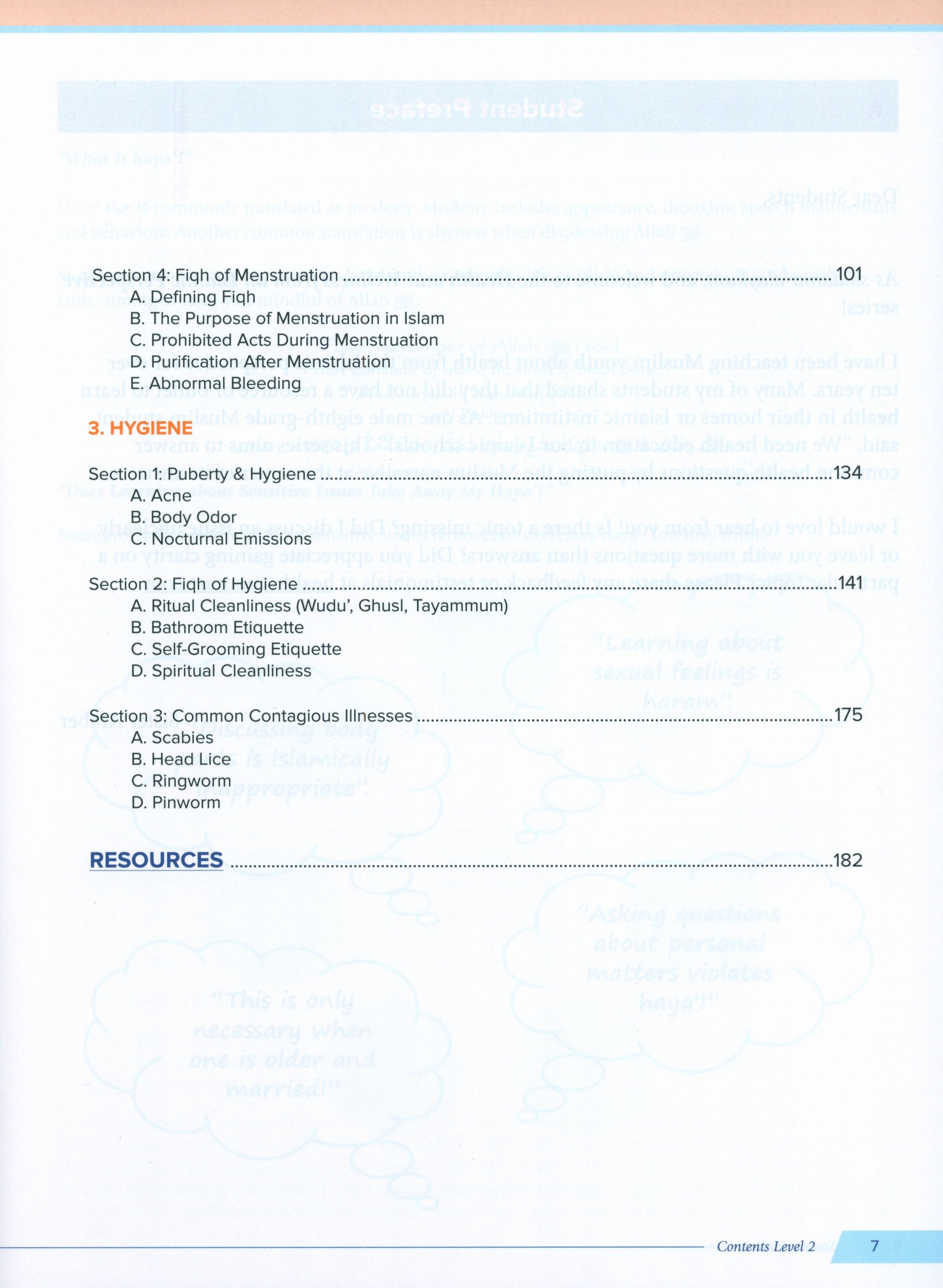Health and Wellness (From an Islamic  Perspective) Leve 2