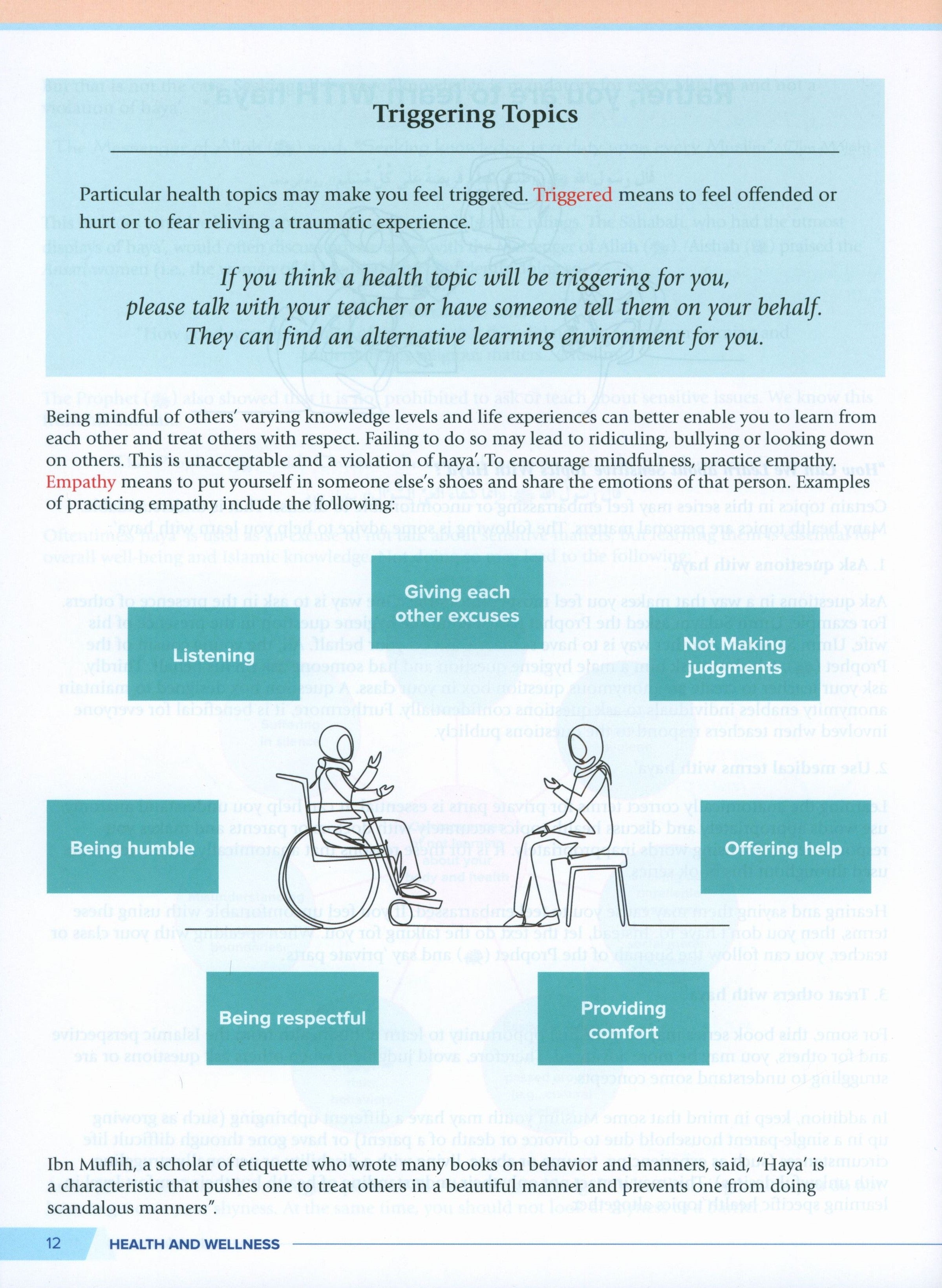 Health and Wellness (From an Islamic  Perspective) Leve 2