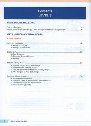 Health and Wellness (From an Islamic  Perspective) Leve 3