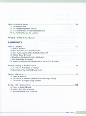Health and Wellness (From an Islamic  Perspective) Leve 4