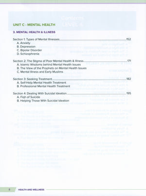 Health and Wellness (From an Islamic  Perspective) Leve 4
