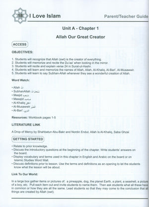 I Love Islam Weekend Edition Teacher / Parent Guide 1