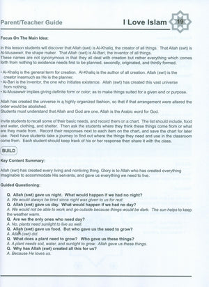 I Love Islam Weekend Edition Teacher / Parent Guide 1