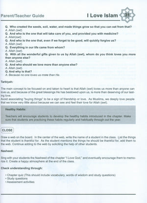 I Love Islam Weekend Edition Teacher / Parent Guide 1