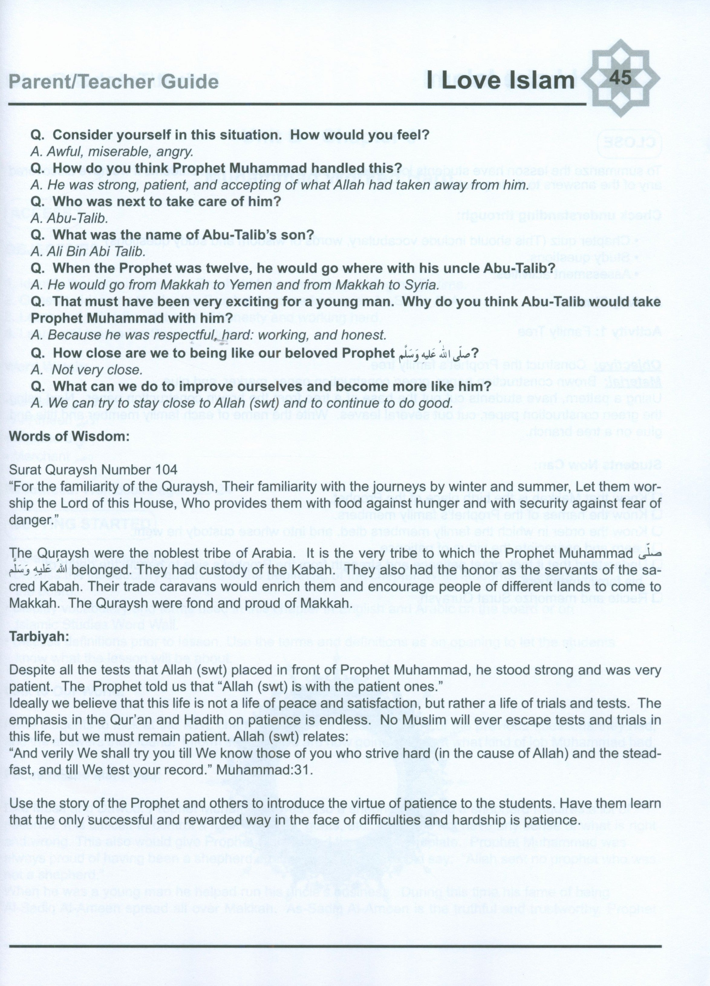 I Love Islam Weekend Edition Teacher / Parent Guide 1