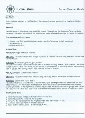 I Love Islam Weekend Edition Teacher / Parent Guide 1