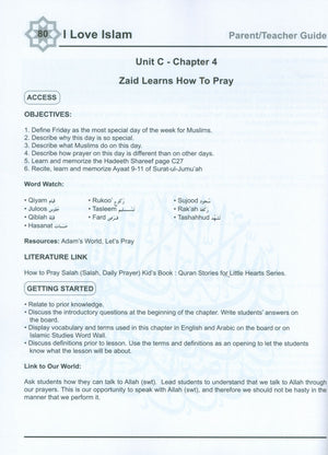 I Love Islam Weekend Edition Teacher / Parent Guide 1