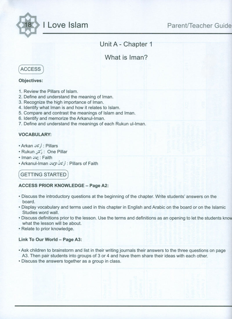 I Love Islam Weekend Edition Teacher / Parent Guide 3