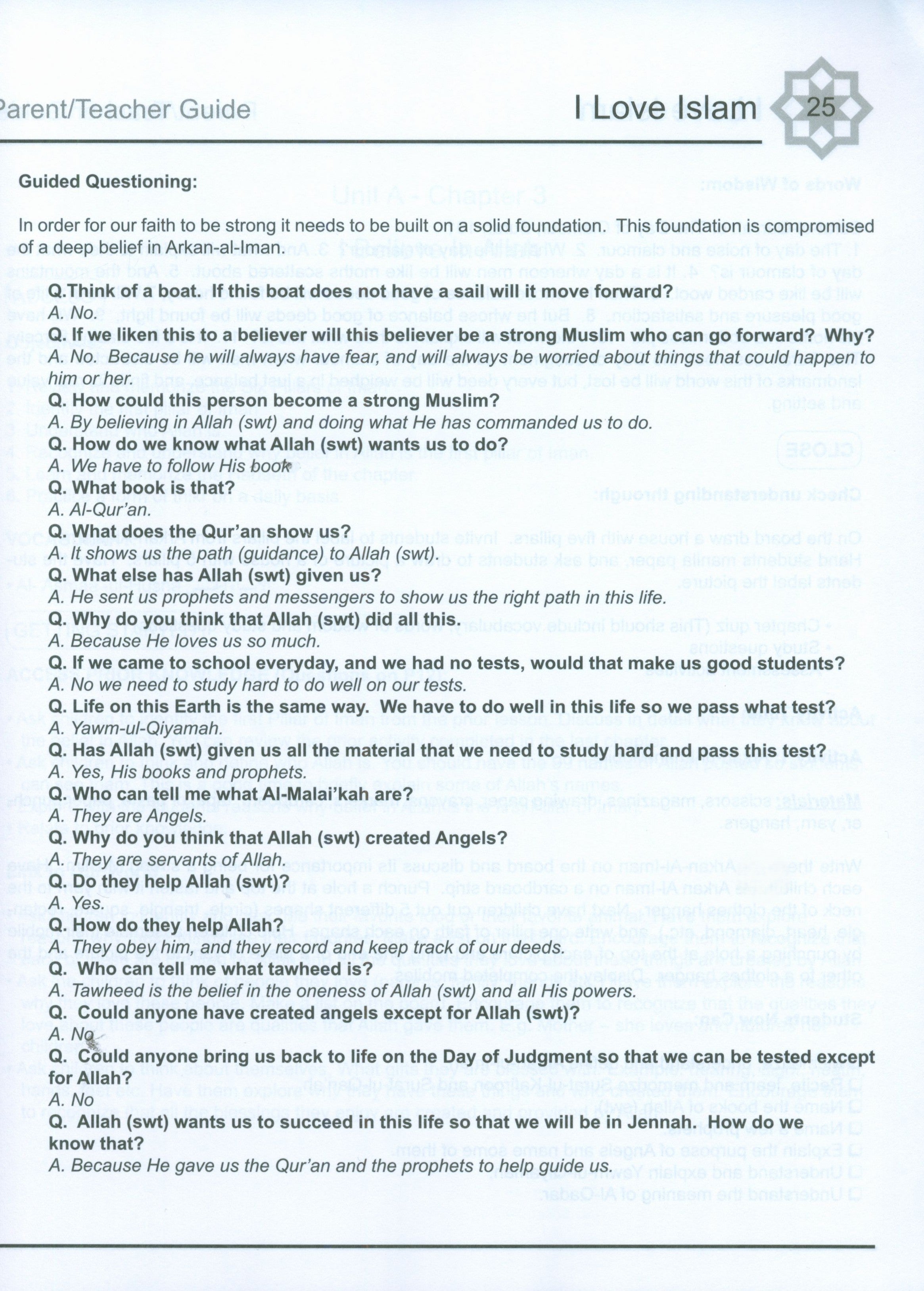 I Love Islam Weekend Edition Teacher / Parent Guide 3