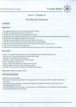 I Love Islam Weekend Edition Teacher / Parent Guide 3