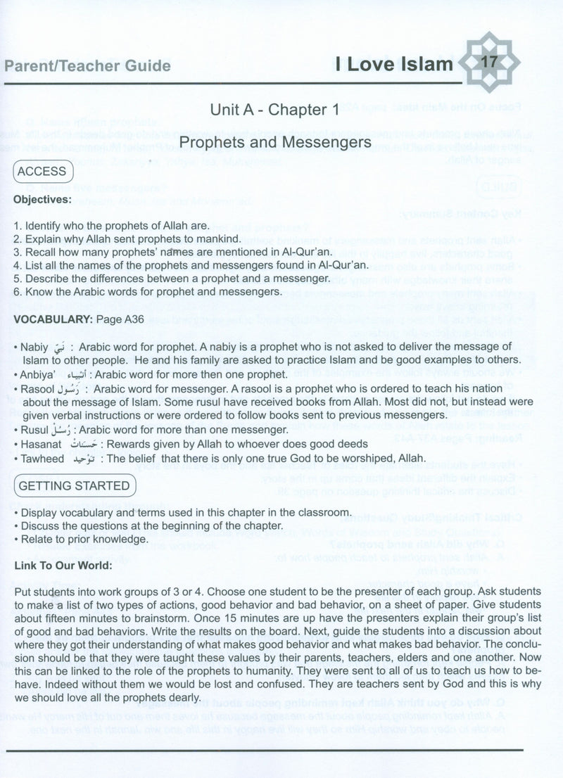 I Love Islam Weekend Edition Teacher / Parent Guide 4