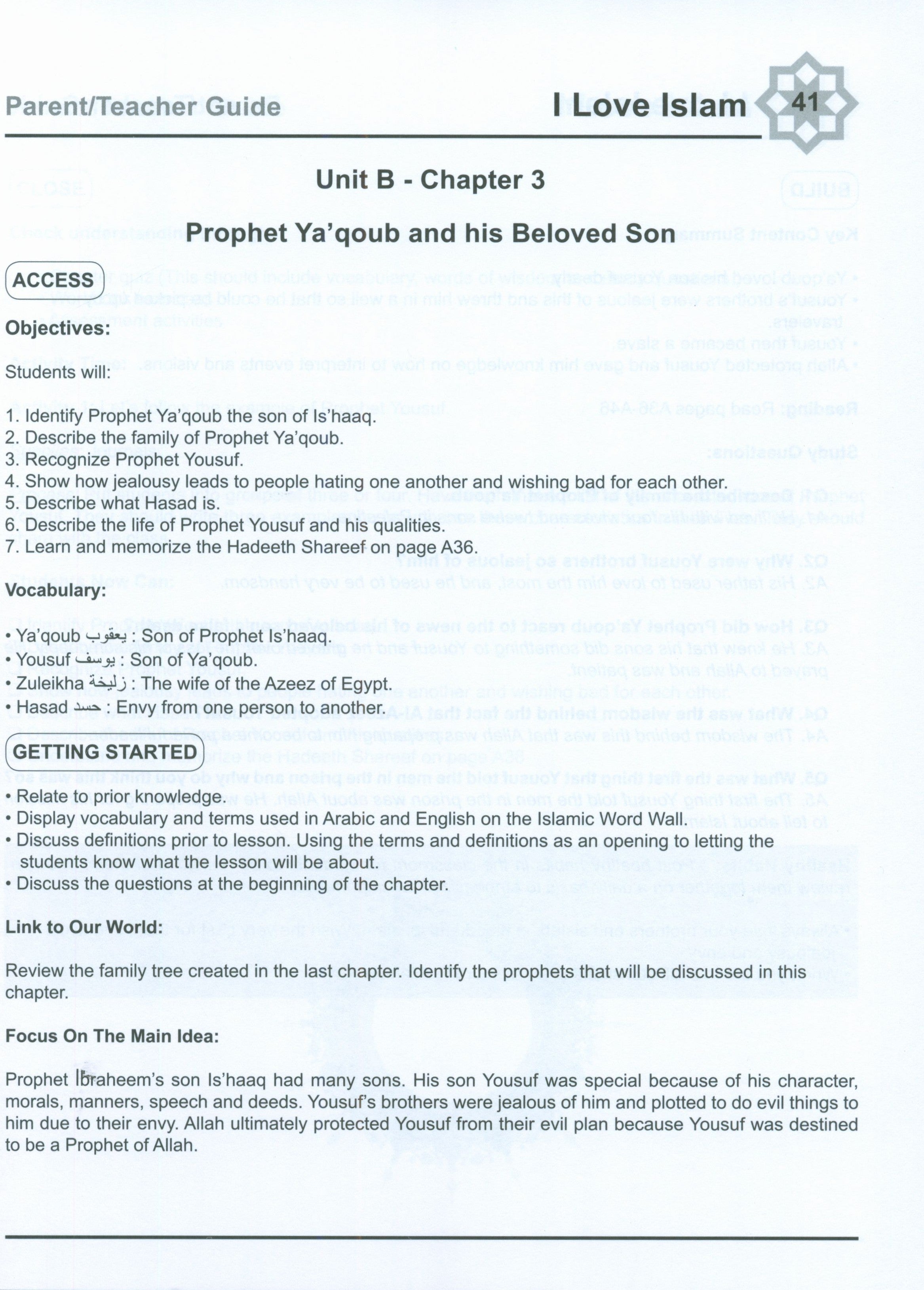 I Love Islam Weekend Edition Teacher / Parent Guide 4