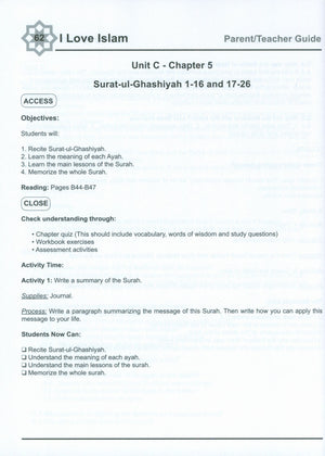 I Love Islam Weekend Edition Teacher / Parent Guide 4