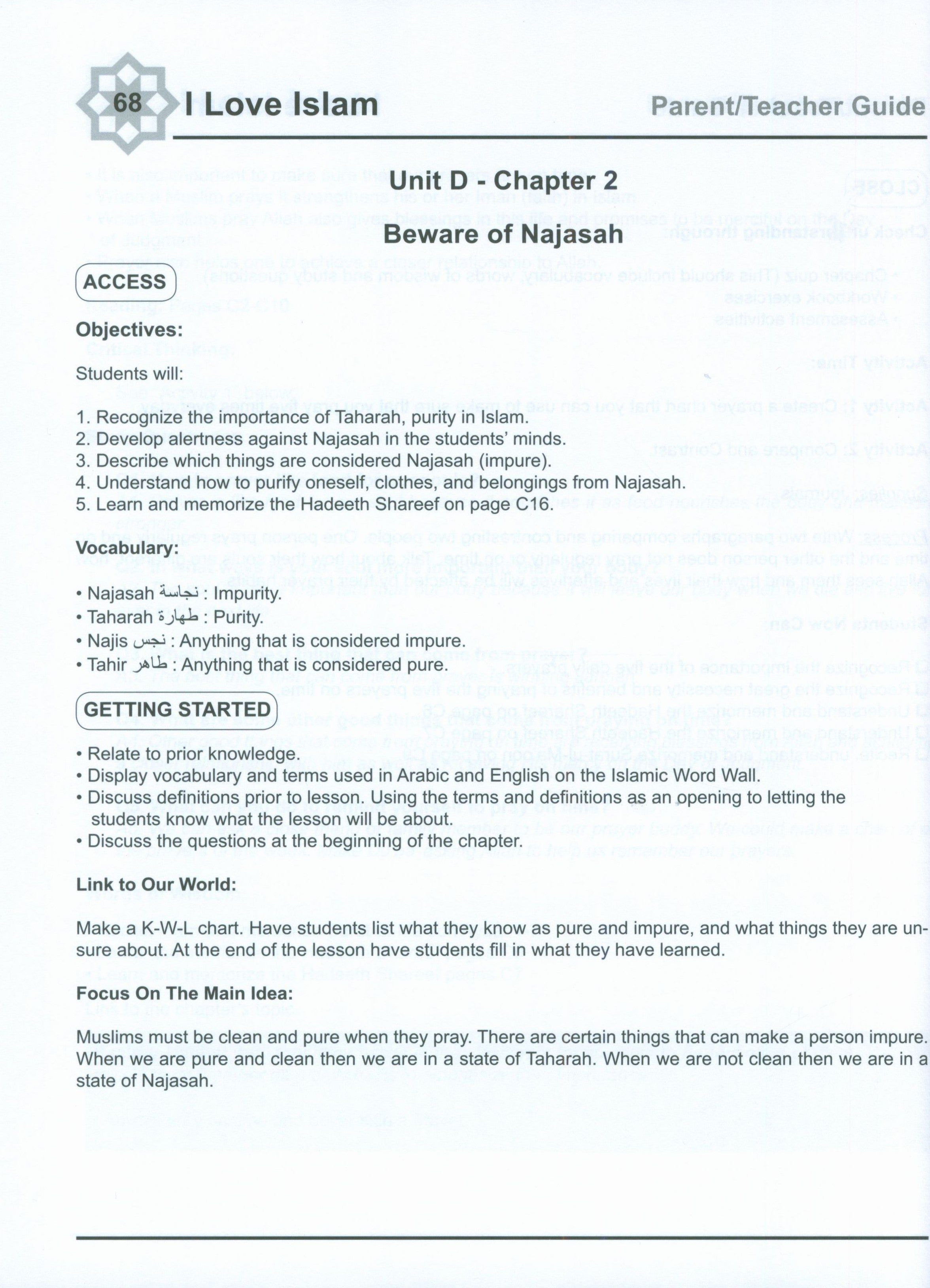 I Love Islam Weekend Edition Teacher / Parent Guide 4