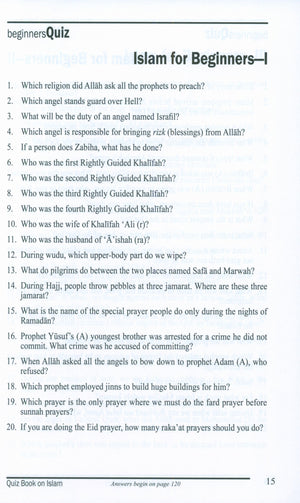 Quiz Book on Islam