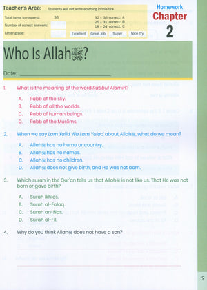 The Message of Islam Workbook Level 1