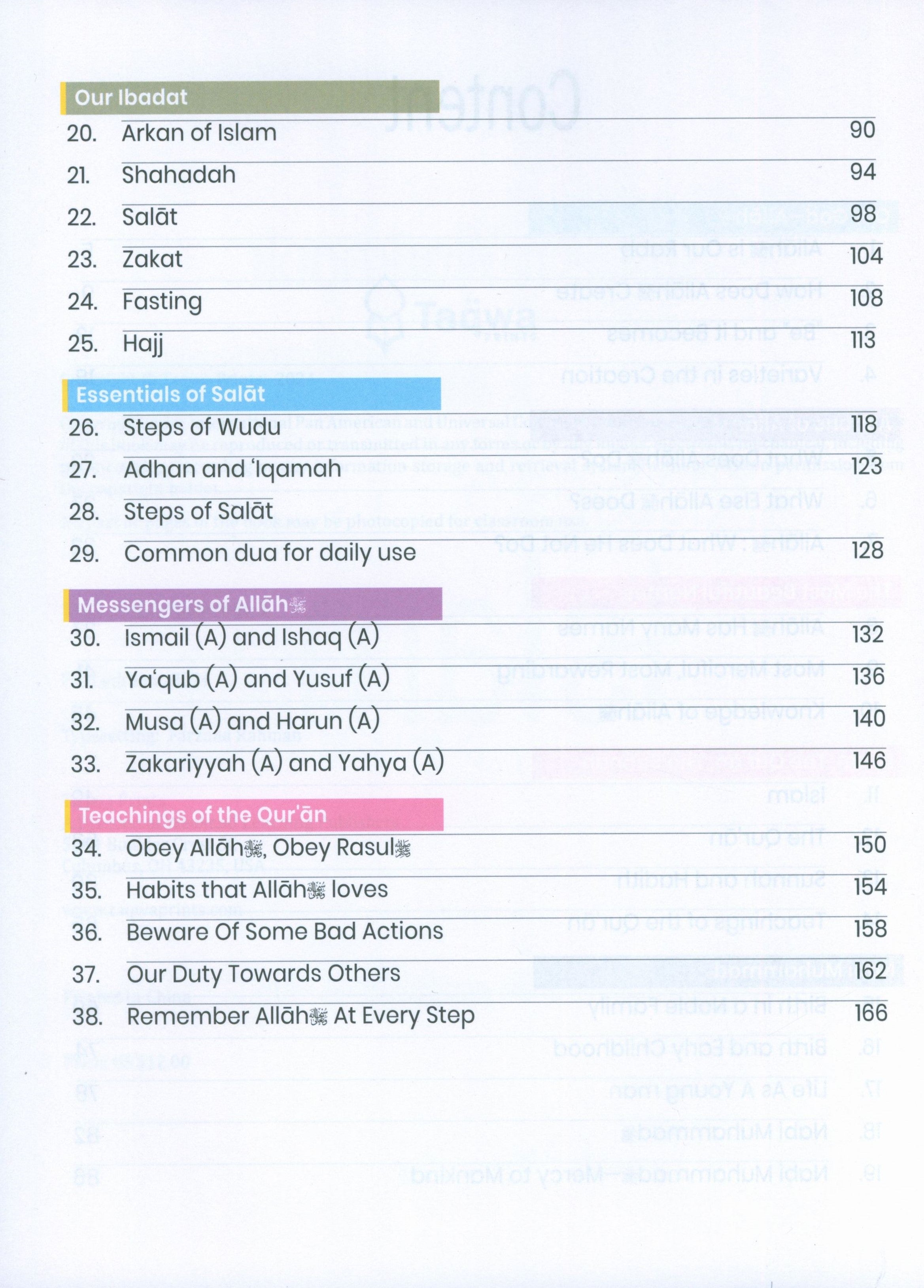 The Message of Islam Workbook Level 2