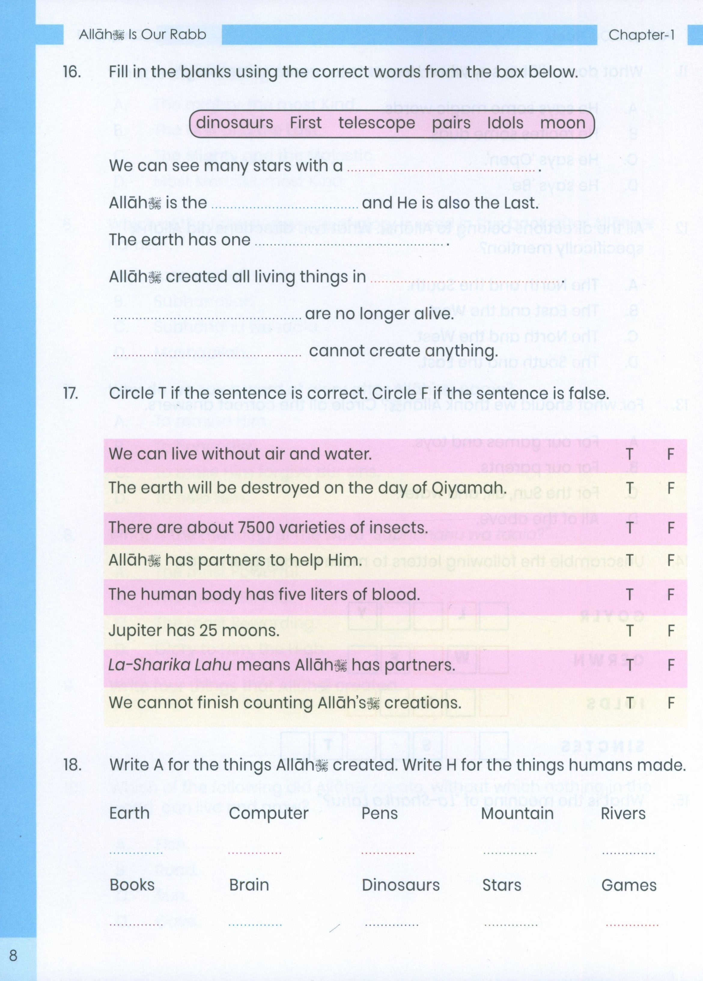 The Message of Islam Workbook Level 2