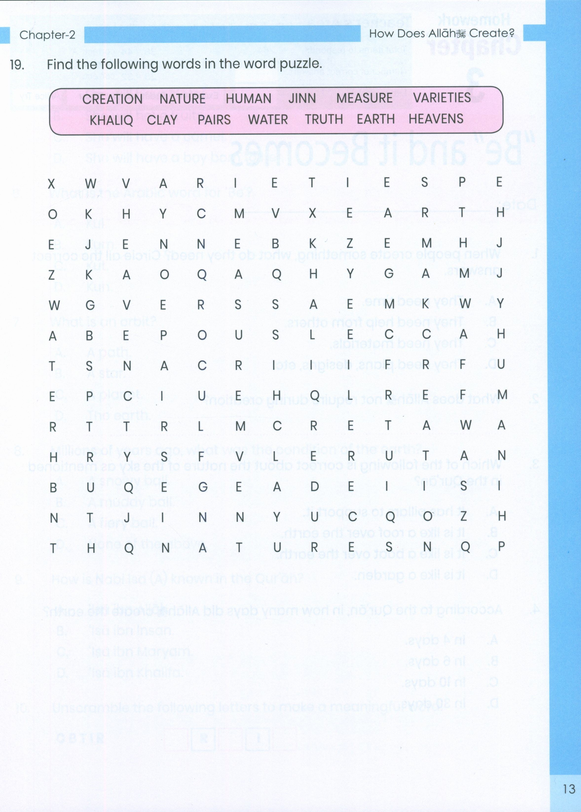 The Message of Islam Workbook Level 2