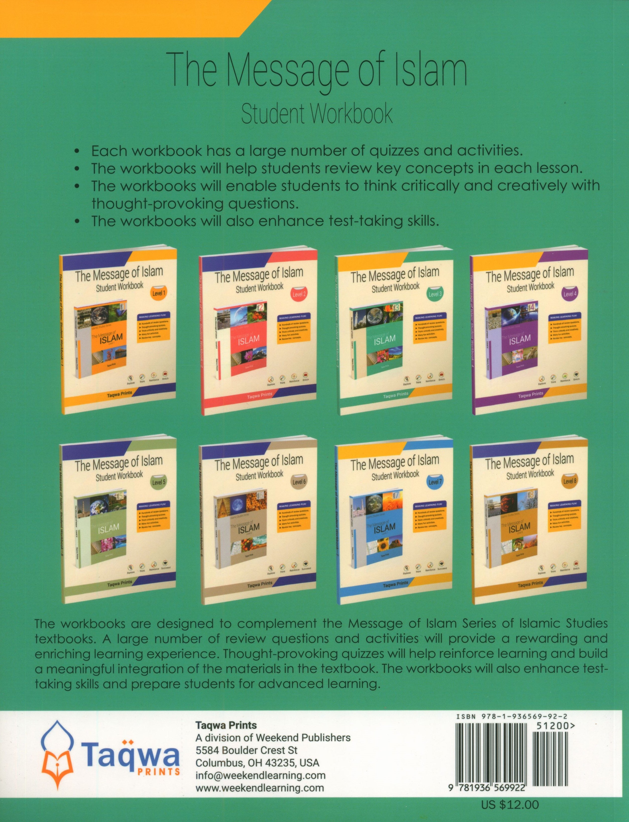The Message of Islam Workbook Level 3