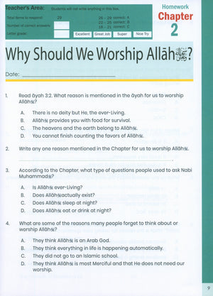 The Message of Islam Workbook Level 3