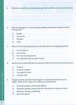 The Message of Islam Workbook Level 3