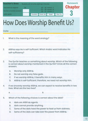 The Message of Islam Workbook Level 3