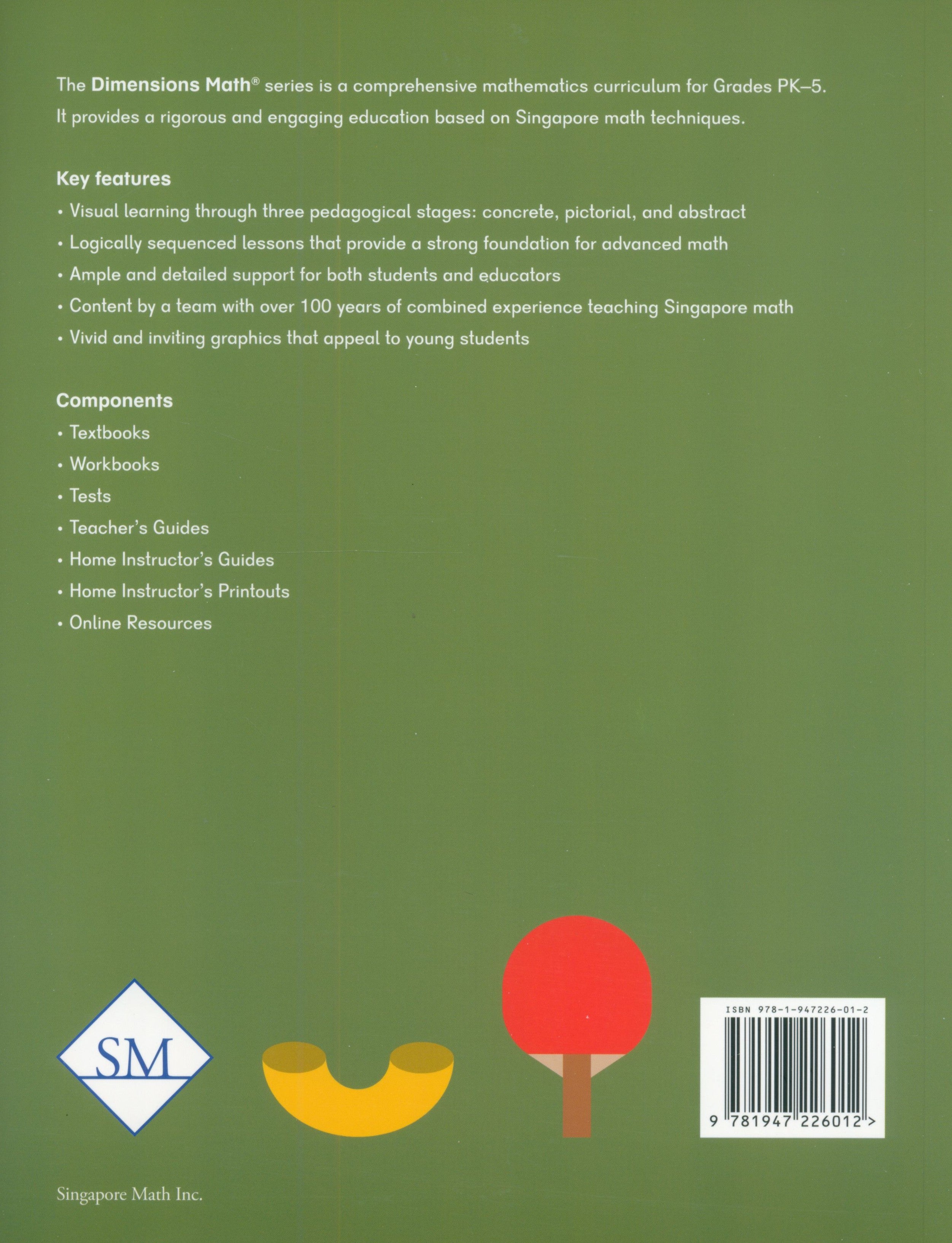 الأبعاد: كتاب الرياضيات PKB