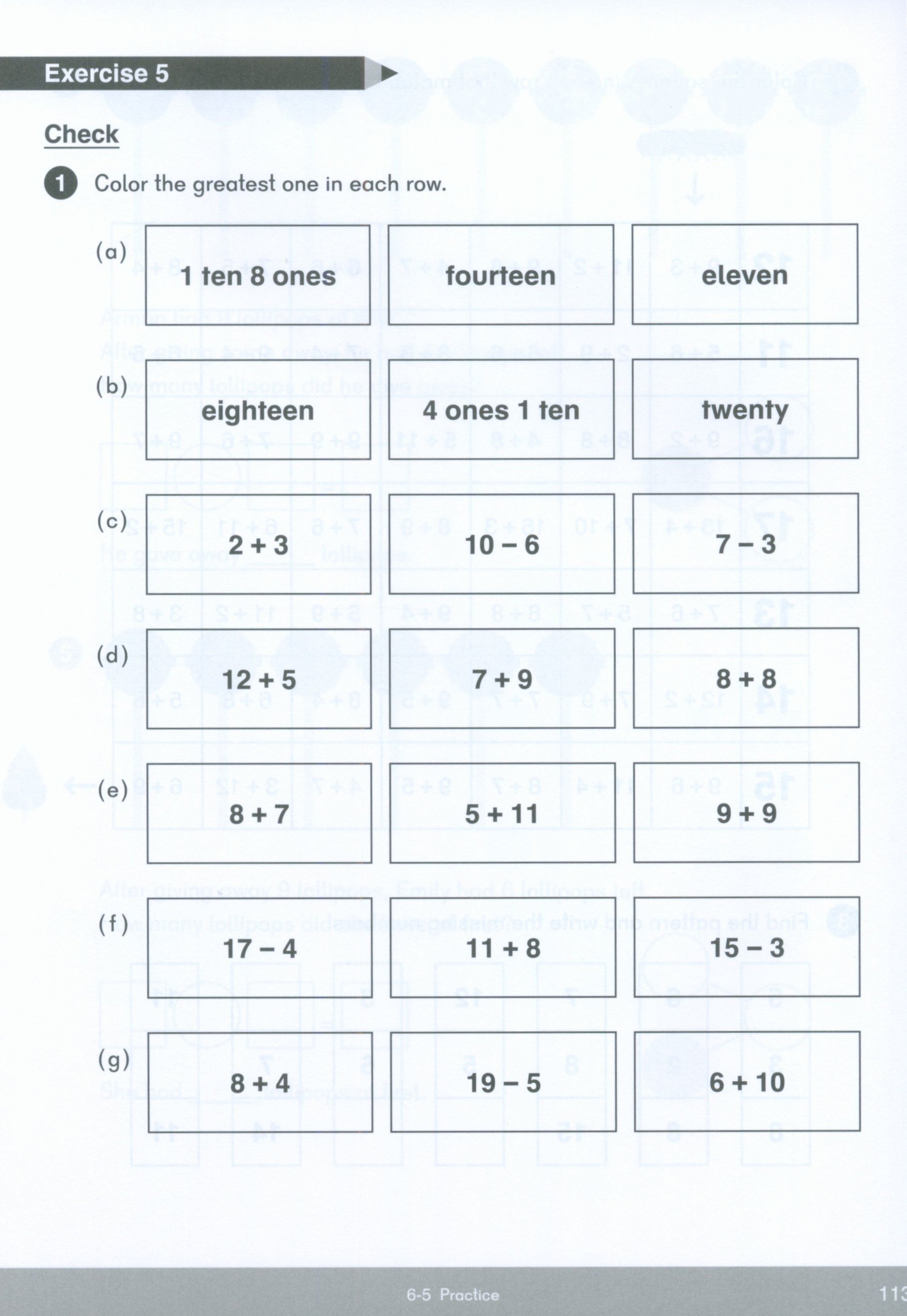 Dimensions Math Workbook 1A