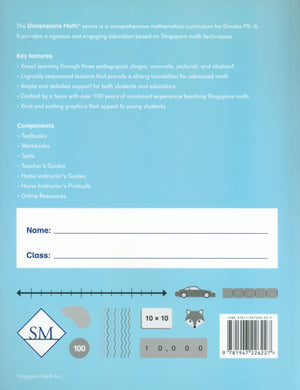 Dimensions Math Workbook 3A