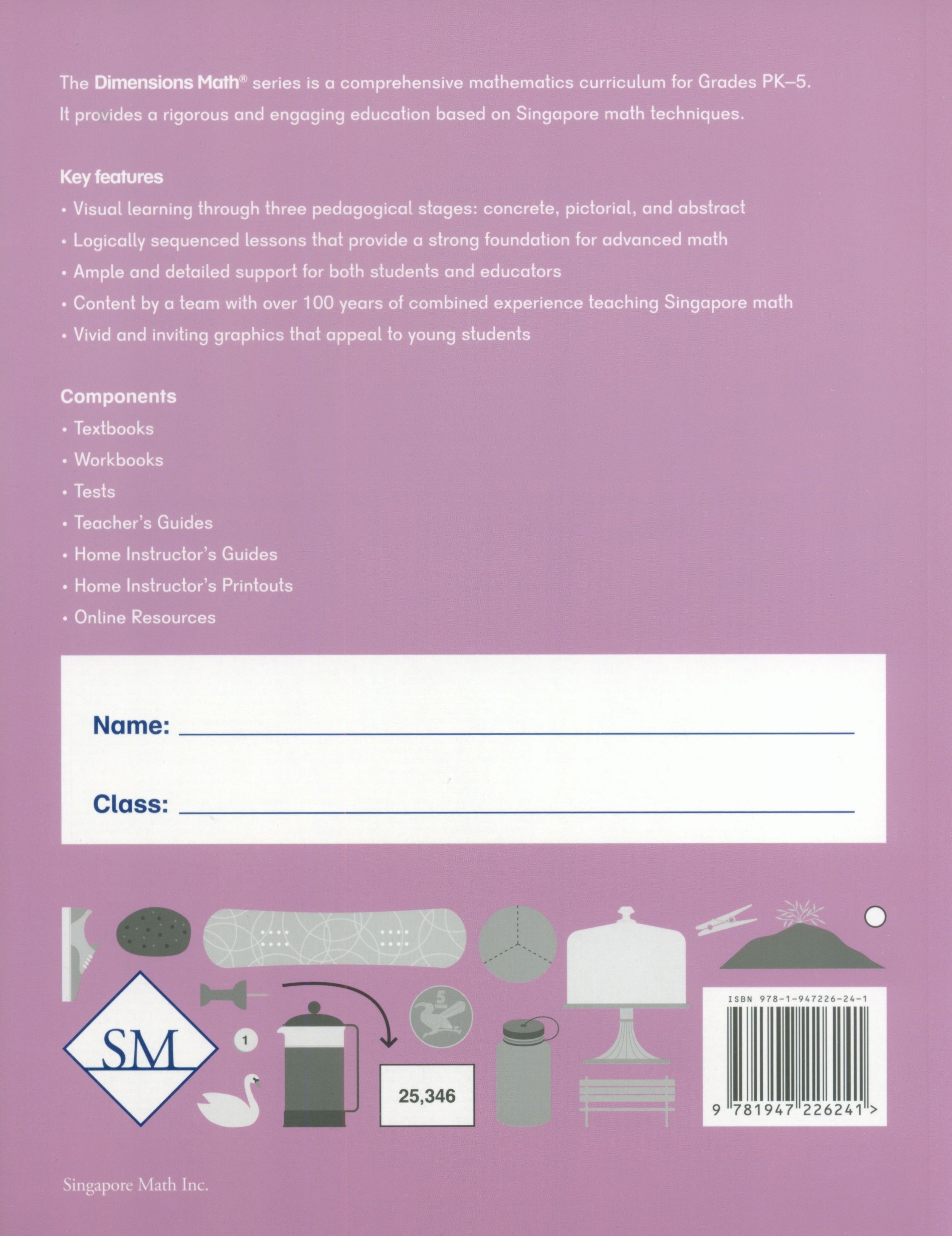 Dimensions Math Workbook 4A