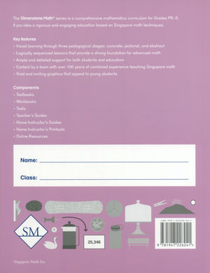 Dimensions Math Workbook 4A