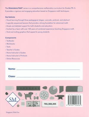 Dimensions Math Workbook 5A