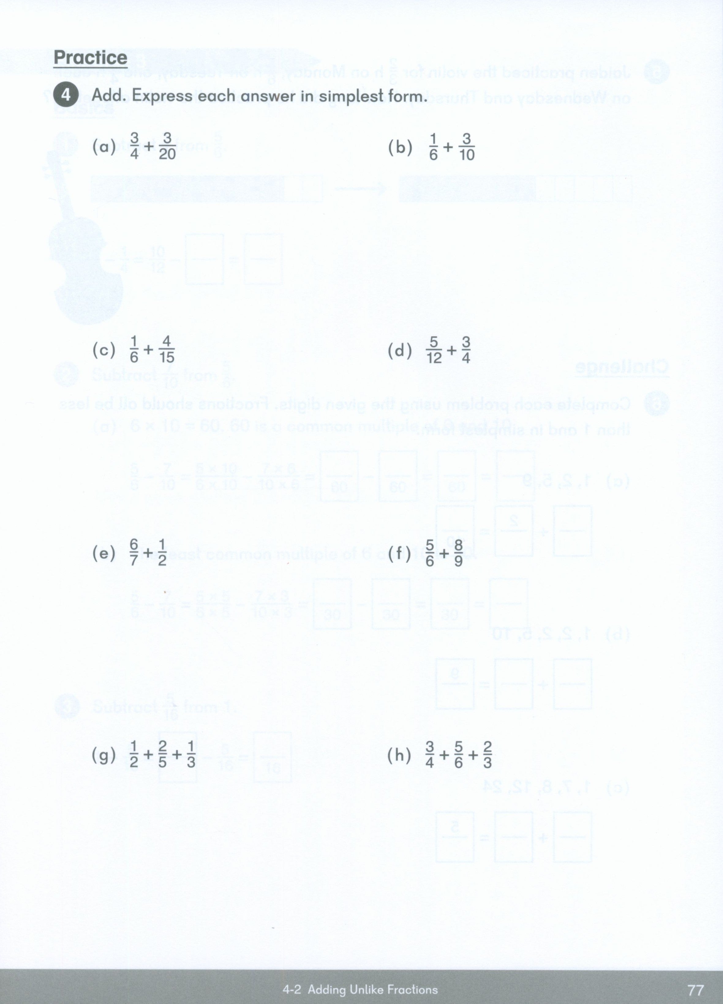 Dimensions Math Workbook 5A